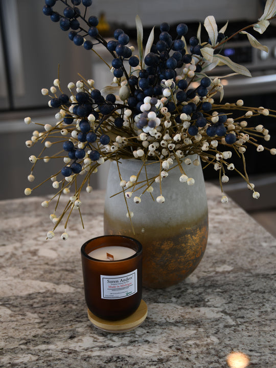 Wood Wick Jar Candle - Amber Sunset