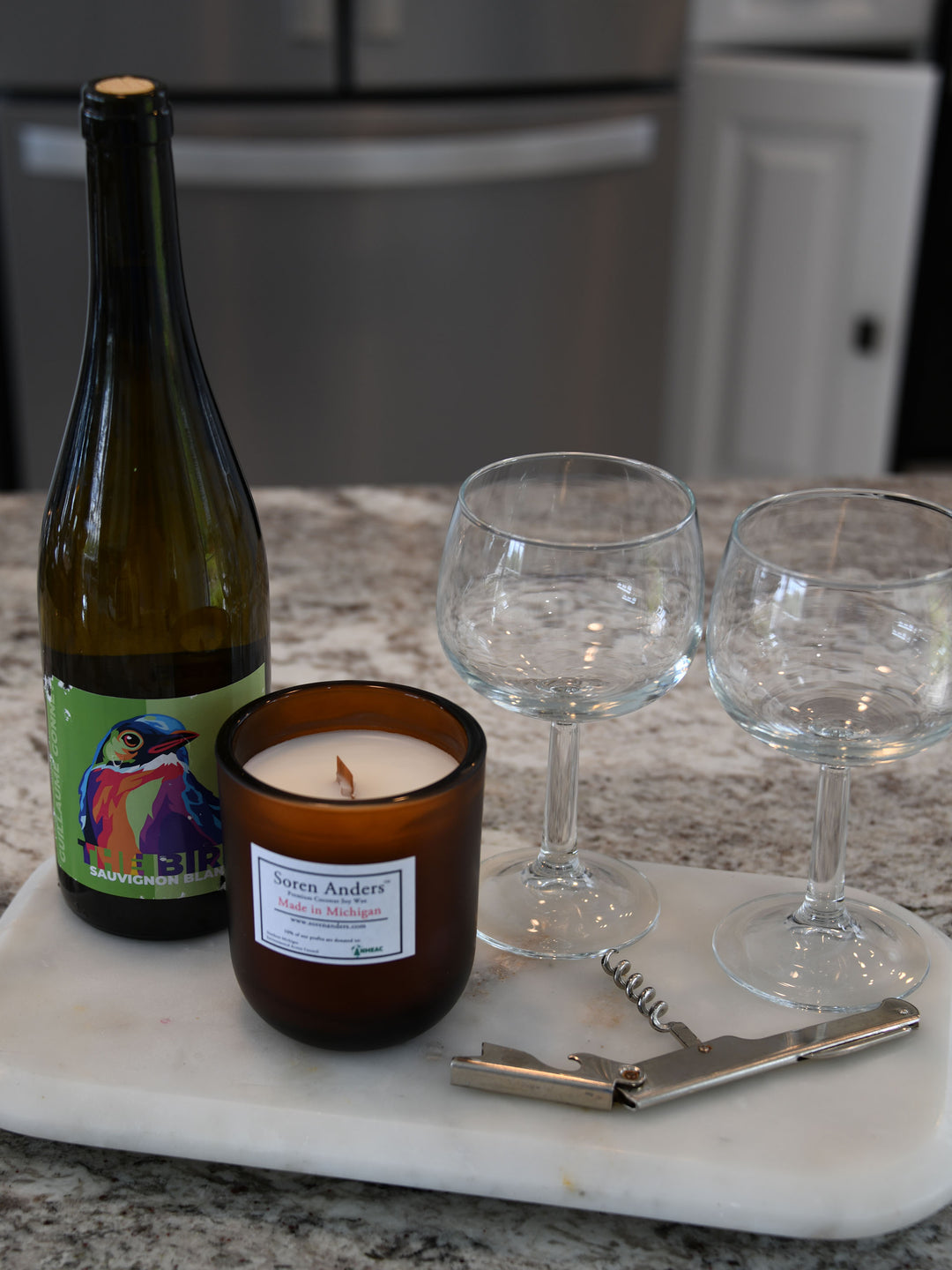 Wood Wick Jar Candle - Amber Sunset