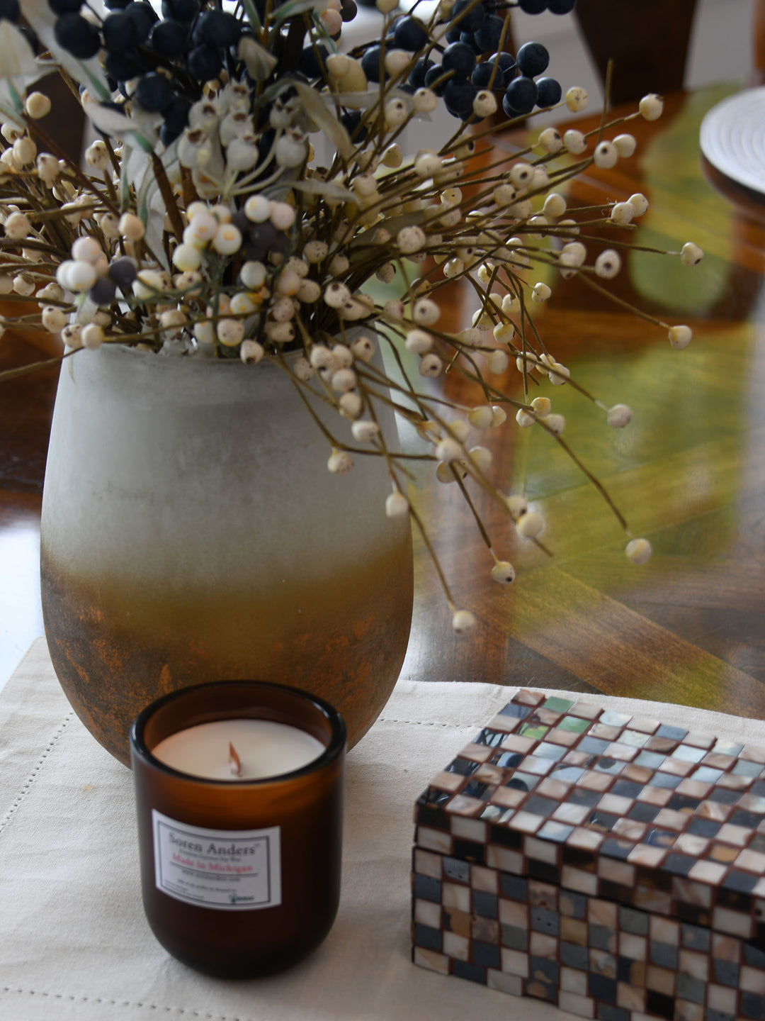 Wood Wick Jar Candle - Amber Sunset