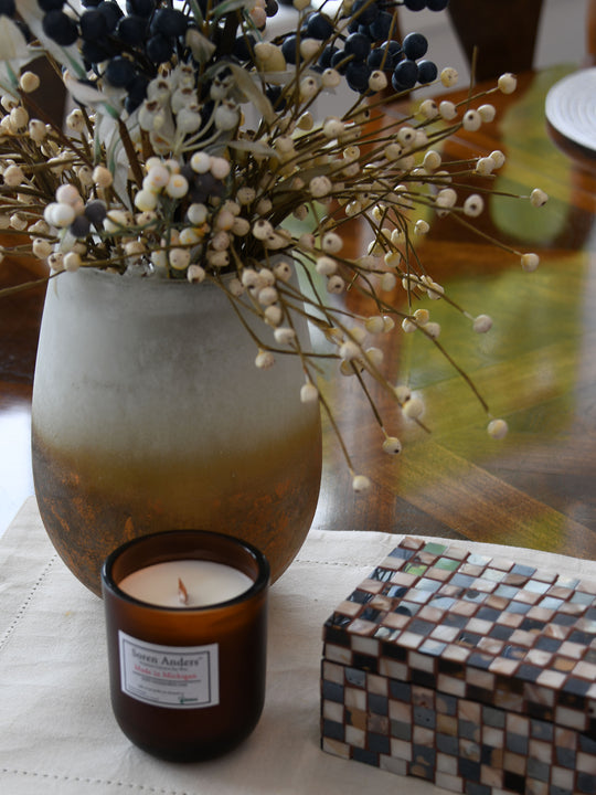Wood Wick Jar Candle - Amber Sunset