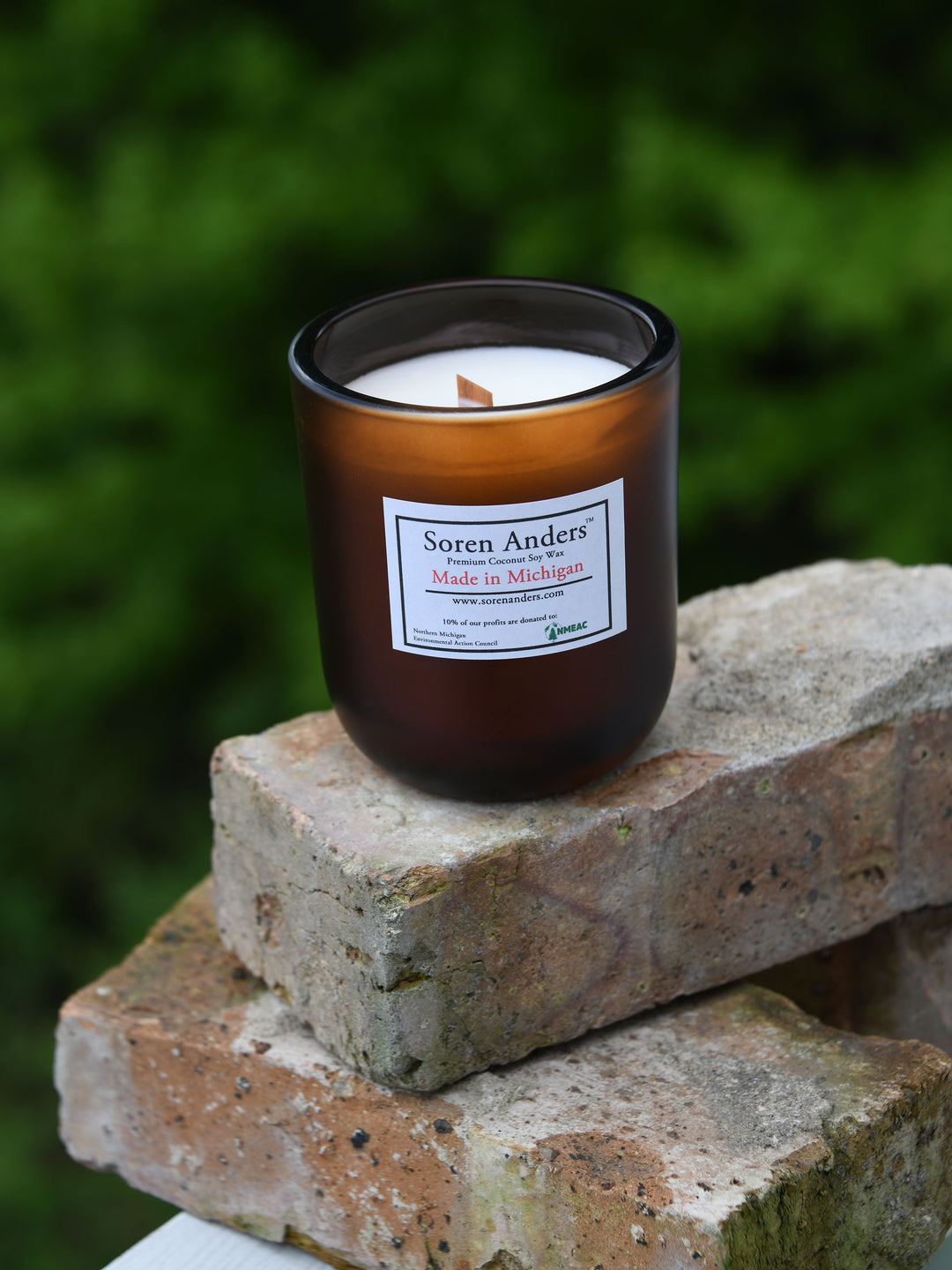 Wood Wick Jar Candle - Amber Sunset