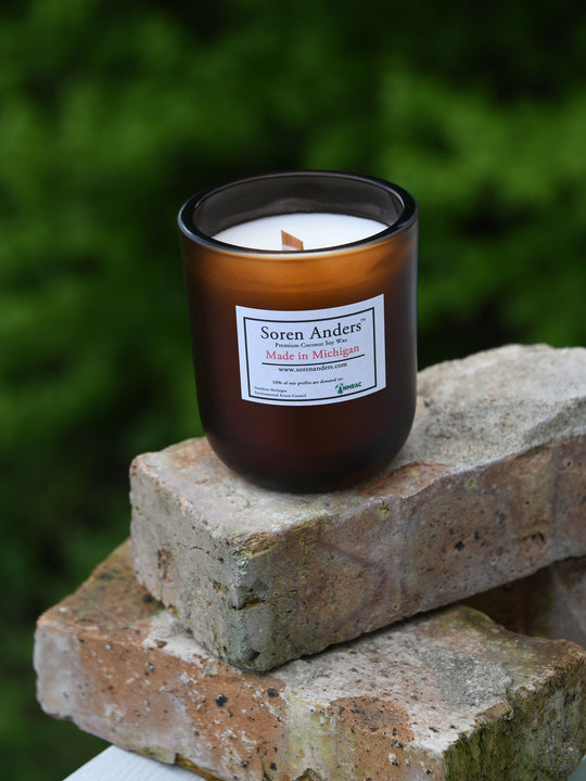 Wood Wick Jar Candle - Amber Sunset