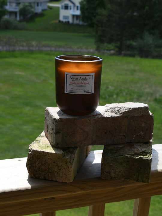 Wood Wick Jar Candle - Amber Sunset