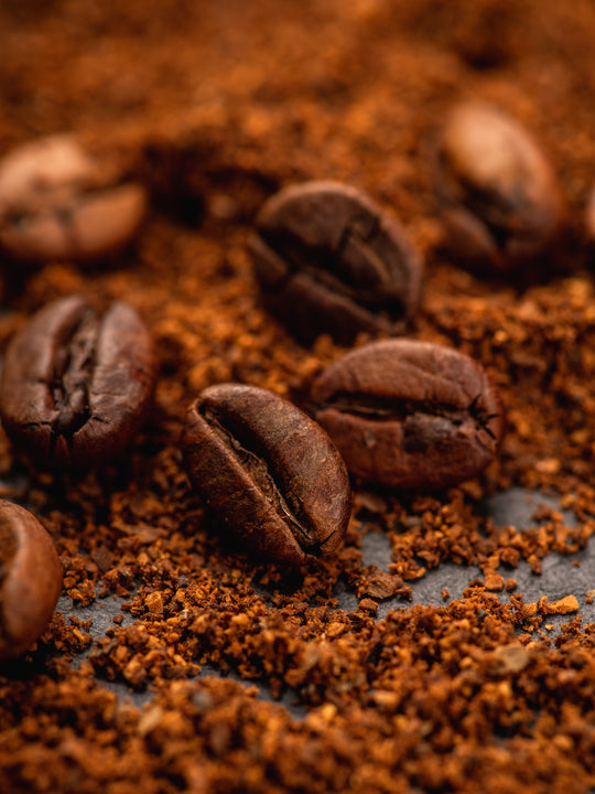 Mottled Pillar Candles - Coffee Bean