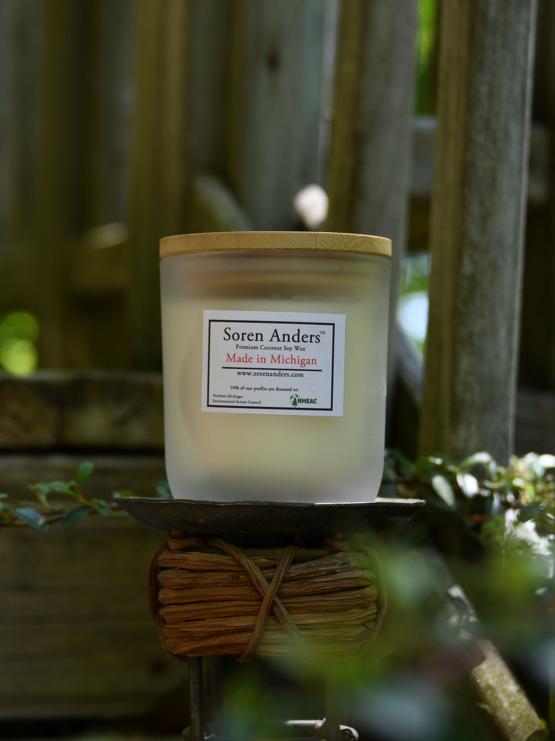 Wood Wick Jar Candle - Champagne
