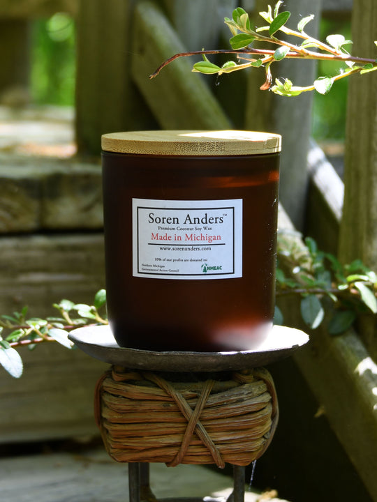 Wood Wick Jar Candle - Amber Sunset