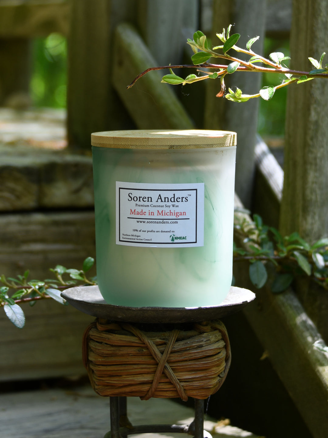 Wood Wick Jar Candle - Spring Rain