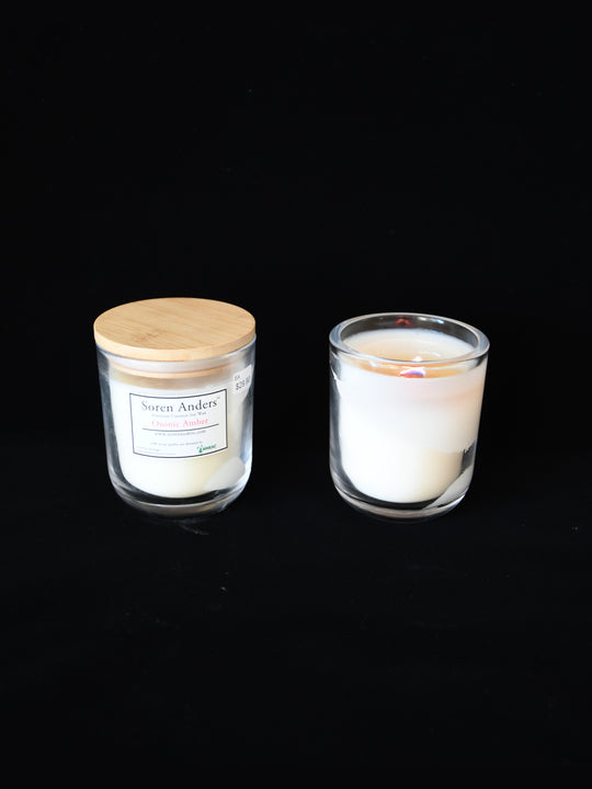 Wood Wick Jar Candle - Ozonic Amber