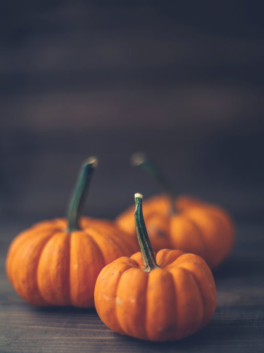 Mottled Pillar Candles - Spiced Pumpkin